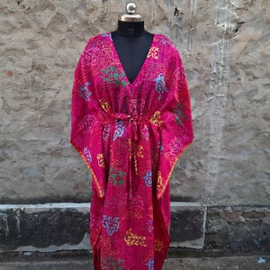 Kaftan de seda para mulheres, quimono de seda para ela, vestido de luxo de roupão de seda vintage, vestido caftan de seda de grife