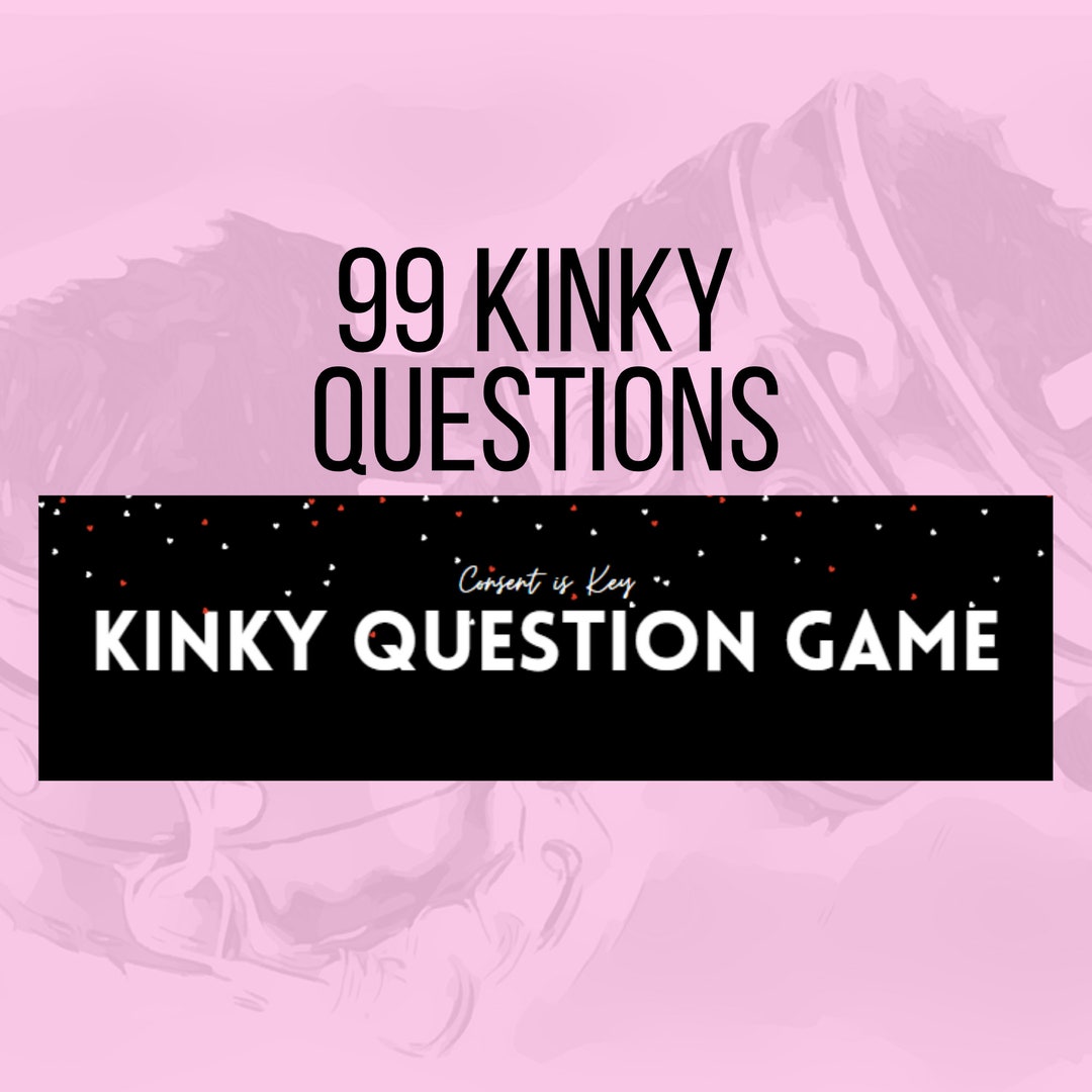 Kinky BDSM Question Game PDF Digital Download Printable BDSM, Lewd ...