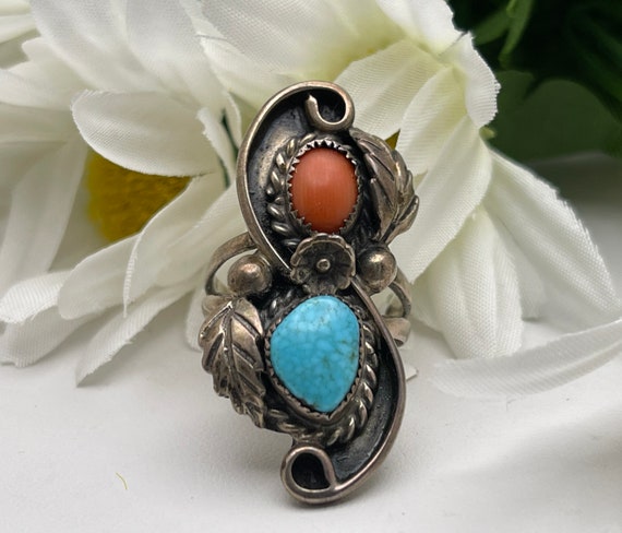 Swirling Cove Vintage Navajo Turquoise Native American Jewelry Silver Bracelet Old Swirling Cove Vintage Navajo Turquoise Native American Jewelry Silver Bracelet Old