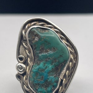 Vintage Navajo turquoise ring