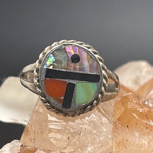Vintage Navajo multi stone ring