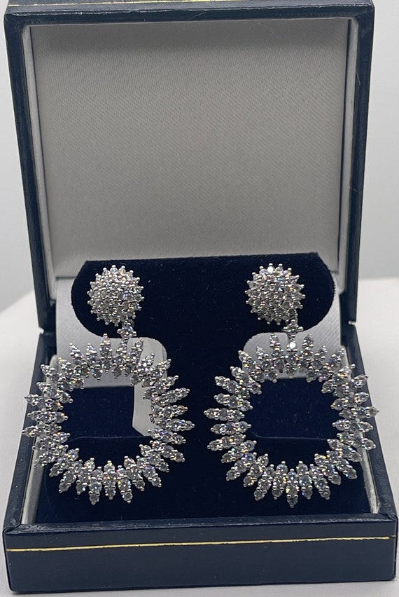 Stunning 925 sterling silver earrings