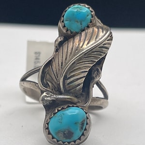 Vintage Navajo turquoise ring