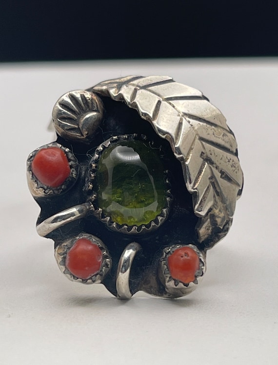 Vintage Navajo artist signed ring