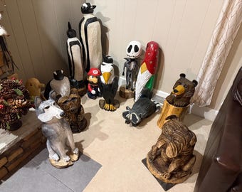 Custom Chainsaw Wood Carving – Commissioned Artwork
