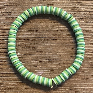 Green Clay Beads -  New Zealand