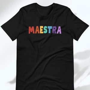 Maestra Shirt Spanish Teacher Tshirt  Bilingual Gift for Teachers Unisex