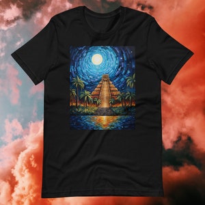 Aztec Aztlan Pyramid tshirt | Mayan, Incan Temple Gift T-shirt
