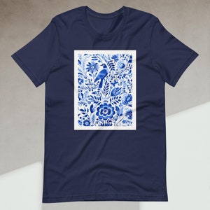 Mexican Otami Art Shirt - &#39;The Dove&#39; Tenangos tshirt | Mexican Textile Art | Unisex t-shirt