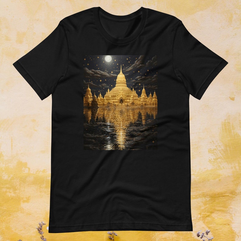 Divine India T-Shirt for Men – Hindu Gods Stamp Design Spiritual Tee