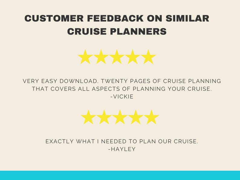 20-page Cruise Planner Bundle: Printable Cruise Planning Guide (PDF ...
