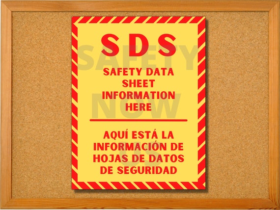Safety Data Sheet Poster SDS MSDS Safety Data Sheet, 43% OFF