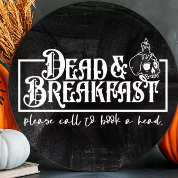 Dead and Breakfast Svg Etsy