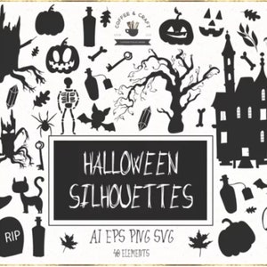 Halloween Silhouettes SVG
