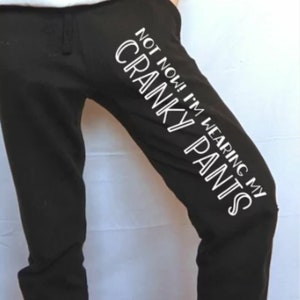 Wearing My Cranky Pants Vertical SVG | Pant Leg SVG Design