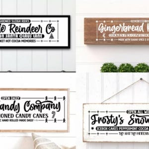 Farmhouse Christmas Sign SVG