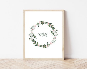 Noel Weihnachtskranz Digitaldruck