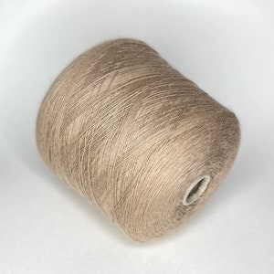 Alpaca fine yarn on cone Italian yarn hand&machine knitting yarn 100% alpaca  Filitaly MIKY 4/20 500m/100g (546yard/3.52oz)