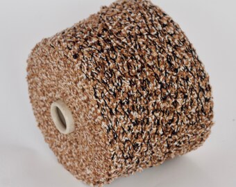 Hilo de cachemira boucle 79/19/2 % cachemira/PA/lana, MILLEFFILI, 100 g/280 m, hilo de grosor deportivo, hilo para tejer a mano
