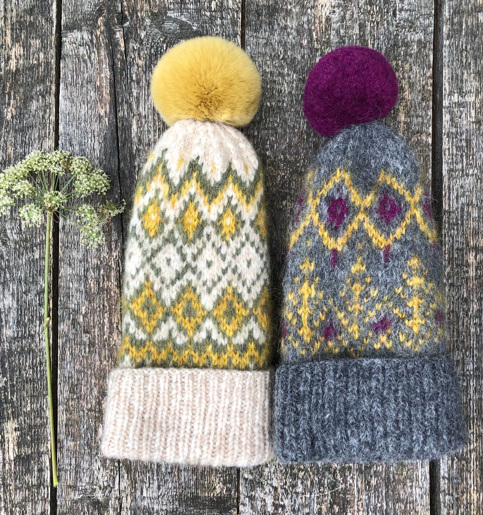 Knitting Pattern Scandinavian Winter Hat, Easy Knit Pattern Hat - Etsy