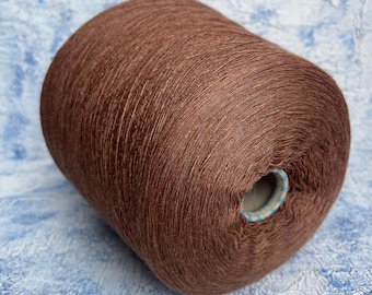 Tussah Silk Merino blend yarn 50/50% Tussah silk/Merino Crochet Weaving Machine knitting Hand Knitting  1/15. 1500m/100g (1640y/3.52oz)