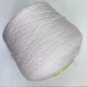 Kid Mohair Yarn - 100 g/ 900m - 70/30% Kid Mohair/PA, Yarn on cone, Cone Italy Yarn,  Hand Knitting, Machine Knitting, per 100g (3.52 oz)