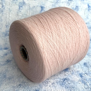 100% Cashmere lace yarn on cone Machine Knitting Hand knitting Crochet Weaving Cariaggi 2/28 1400m/100g (1531yd/3.52oz) Color Cologhe