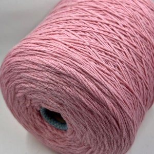 Cashmere DK yarn on cone Hand Knitting Color light pink 100% Cashmere art. Piuma Cariaggi 320m/100g (349 yards/3.52oz)