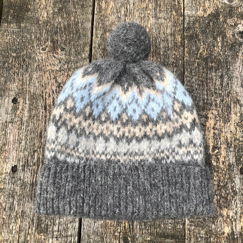 Knitting Pattern Scandinavian Winter Hat, Easy Knit Pattern Hat - Etsy