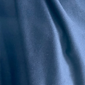 Cashmere lana Fabric lot, Dark blue fabric woven in ITALY, Soft Material for Luxury Coat, Jacket,  152cm wide, Lot 3,0m (3.2yard)