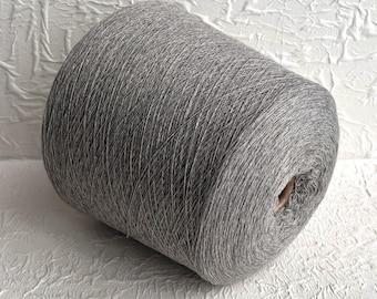 Cashmere lace blend yarn on cone, 90/10% Cashmere/PA - Loro Piana 100g/ 1300 m - Italian Fine Yarn, Hand Knitting, Machine Knitting