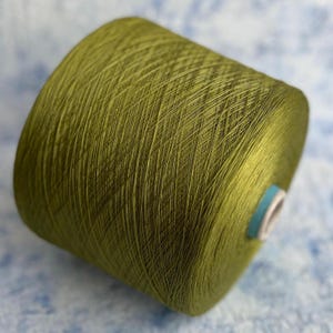 Cotton lace yarn on cone Luxury yarn Machine Knitting Hand Knitting Crochet Weaving Summer yarn 100% Cotton 2500m/100g (2734 yards/3.52oz)