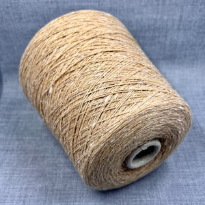 Cashmere tweed fine yarn on cone, 100 g/ 550 m - Loro Piana Coarsehair yarn on cone, Hand and Machine Knitting