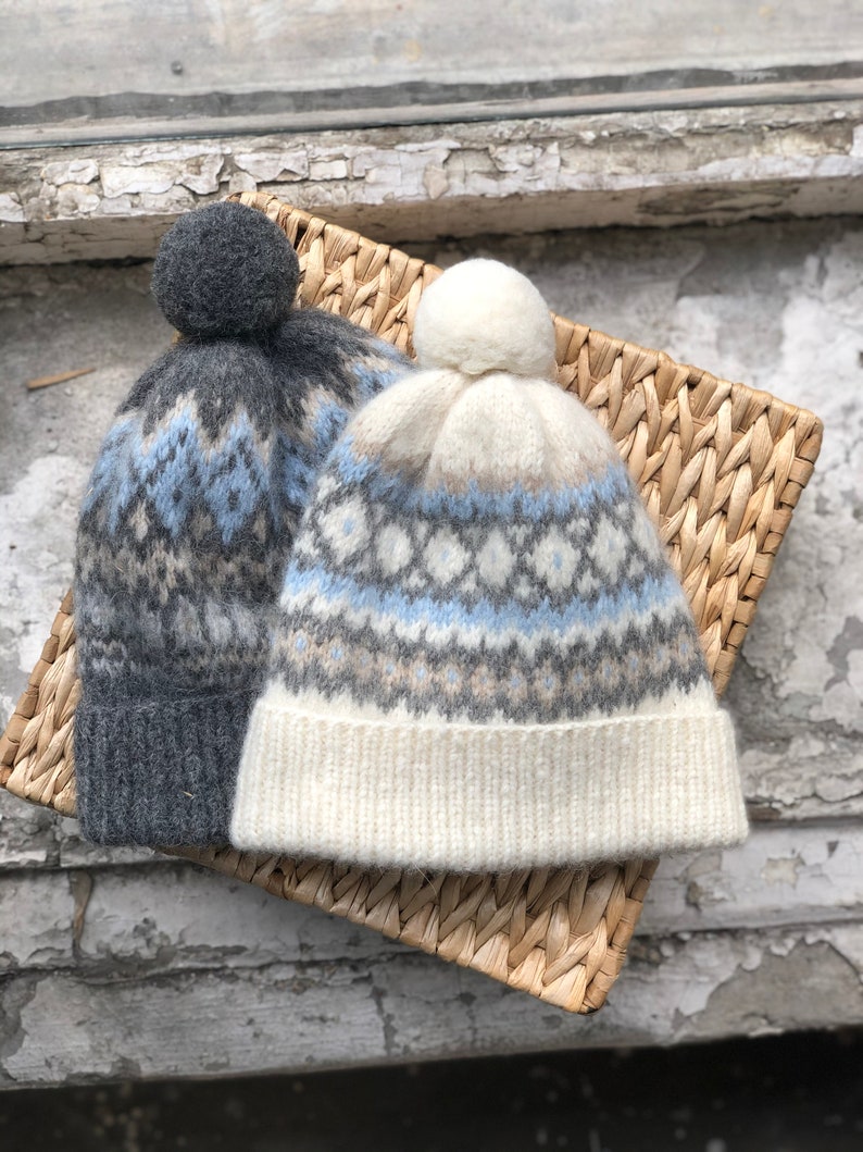 Knitting Pattern Scandinavian Winter Hat, Easy Knit Pattern Hat - Etsy