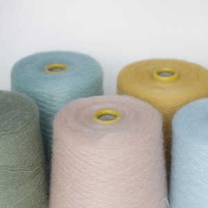Kid Mohair Yarn - 70/30% Kid Mohair/Silk, Luxury glossy fluffy knitting yarn, Summer yarn, Lace yarn, soft mohair
