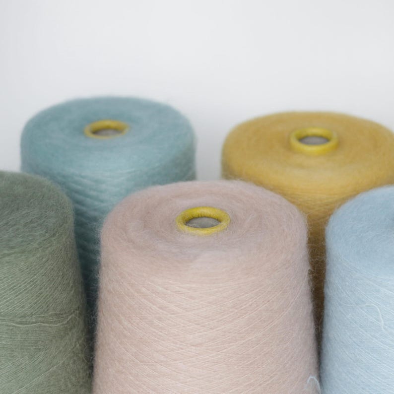 kid mohair silk yarn