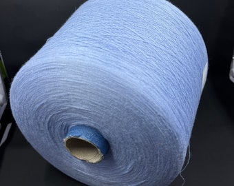Cashmere/Cotton 15/85% - 100 g/ 3000 m - Italian Fine Yarn, yarn on cone, Hand Knitting, Machine Knitting