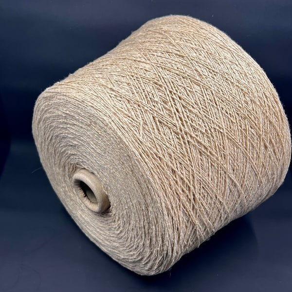 Wool/Silk 70/30%  TWEED 2/15000 - 100 g / 750m - Italian sport weight yarn, hand&machine knitting yarn