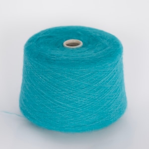 Kid Mohair Silk fluffy lace Yarn on cone  Hand Knitting Machine Knitting Luxury glossy fluffy soft mohair 70/30% Kid Mohair/Silk