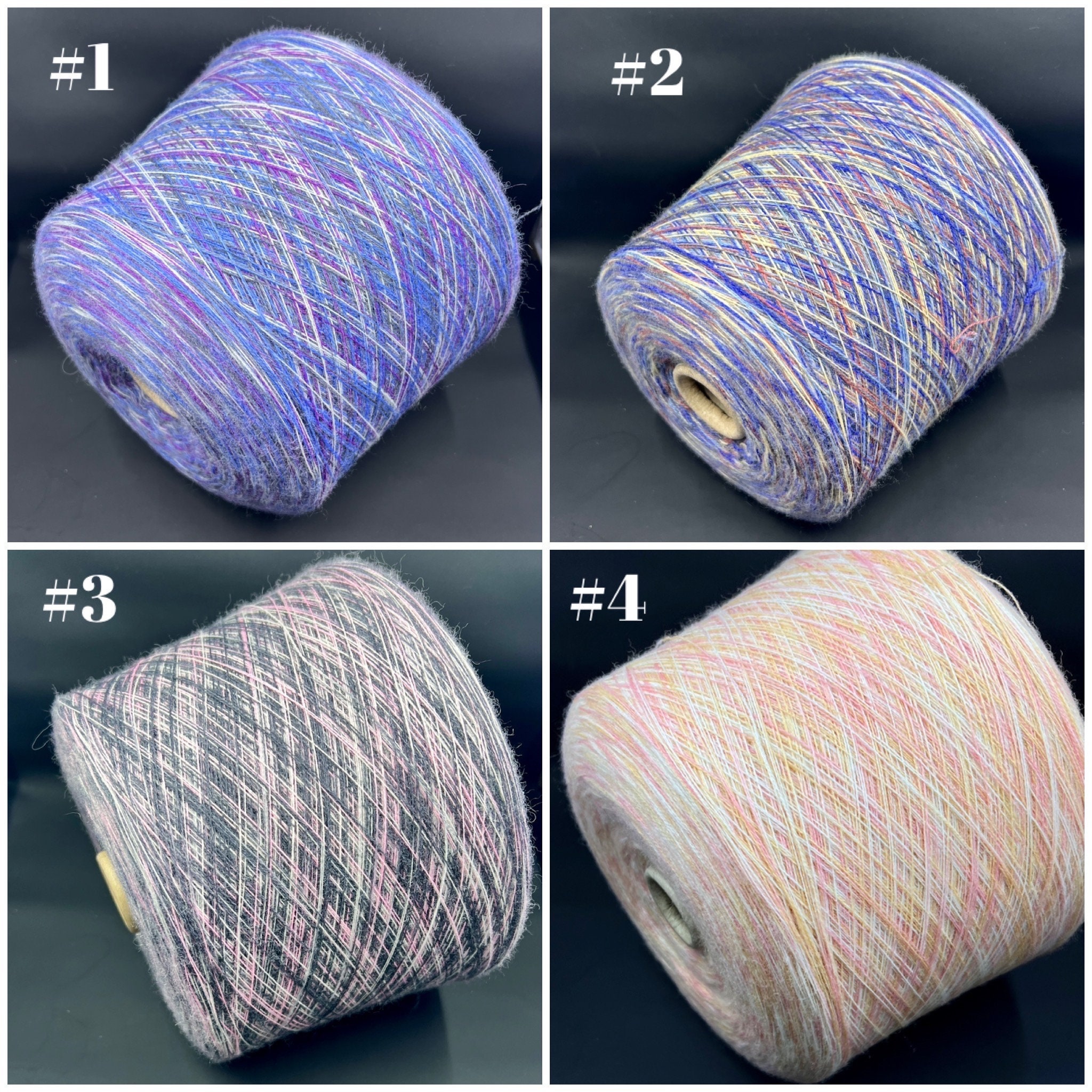 Fine Merino lace yarn on cone Italian Yarn Machine knitting Hand Knitting 100% merino  1500m/100g (1640 yrd/3.52oz)