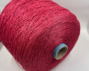 Linen fine yarn on cone, 100% Linen, Loro Piana, 100g/320m, Italian Yarn for Hand Knitting, Machine Knitting, Crochet and weaving