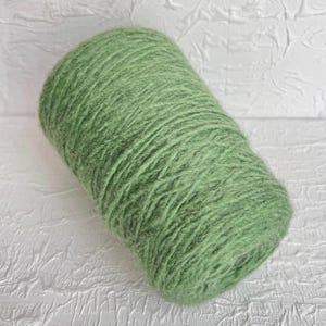 Wool Baby Alpaca Pa Yarn on cone - 100 g/200 m- 50/25/25% Wool/Baby Alpaca/PA,  Cone Italy Yarn,  Hand Knitting, Machine Knitting, lot 350g