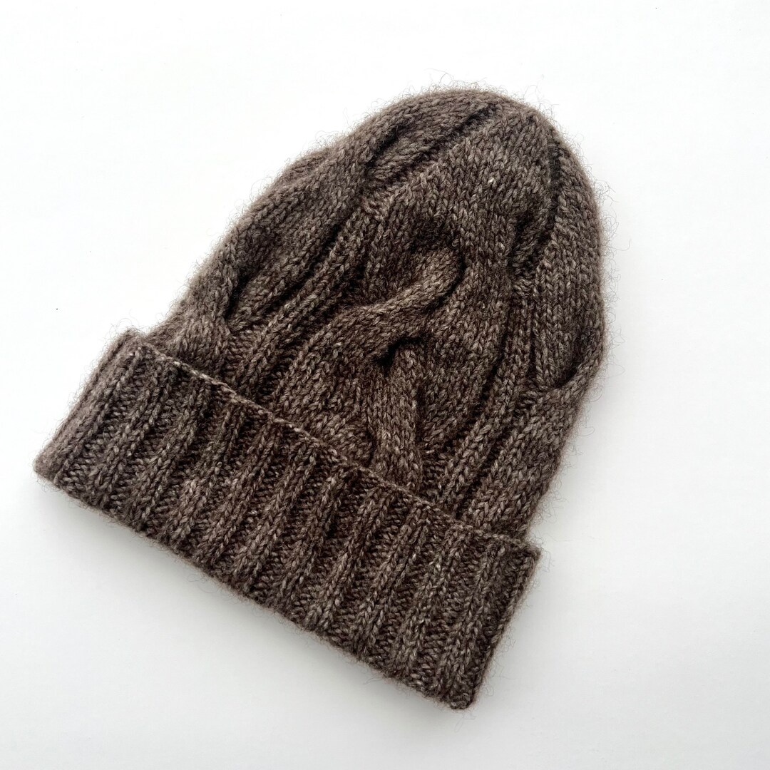 Knitting Pattern Winter Hat, Easy Knit Pattern Cable Hat - Etsy
