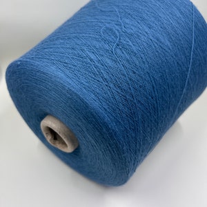 Cashmere lace yarn on cone, 100% cashmere, Loro Piana TOP Cashmere 2/48, Hand & Machine Knitting, Italy yarn, Crochet yarn, 100 g/ 2400 m