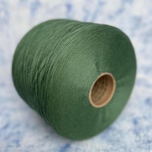 100% Merino fine yarn on cone color Nori Crochet Weaving Machine knitting Hand Knitting Amico soft 1500m/100g (1640y/3.52oz)