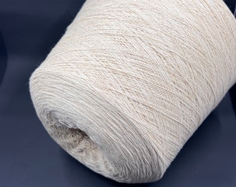 100% Cashmere Loro Piana 2/27 - 100 g/ 1350 m - Italian Fine Yarn, yarn on cone, Hand Knitting, Machine Knitting, Cone Yarn