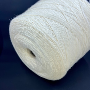 Merino lace yarn on cone, 100% Merino, Italian fine yarn, hand knitting, Sessia TWIN - 100g/700m (765yards/3.52oz)