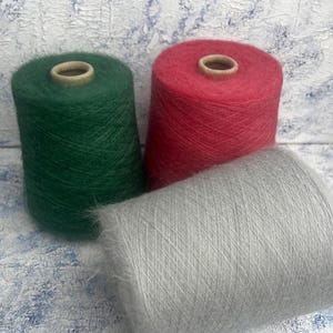 Kid Mohair yarn- 100g/ 900m - 70/30% Kid Mohair/Silk, Lace yarn, Luxurious Glossy Fluffy Wool, Summer Yarn, Soft Mohair