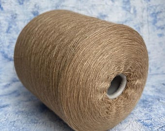 Tussah Silk  Merino blend yarn 50/50% Tussah silk/Merino Crochet Weaving Machine knitting Hand Knitting  1/15. 1500m/100g (1640y/3.52oz)