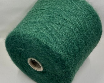 Hilo Kid Mohair - 100 g/900 m - 70/30 % Kid Mohair/Seda, Hilo de encaje, Lana lujosa, brillante y esponjosa, Hilo de verano, Mohair suave